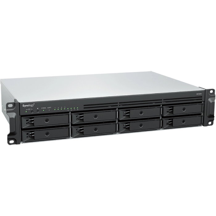 Synology RackStation RS1226+ 8 Bahías 2U con AMD Ryzen y 4 GB DDR4 Synology RackStation RS1226+ 8 Bahías 2U con AMD Ryzen y 4 GB DDR4